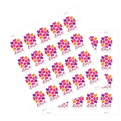 2019 Love Hearts Blossom Forever First Class Postage Stamps