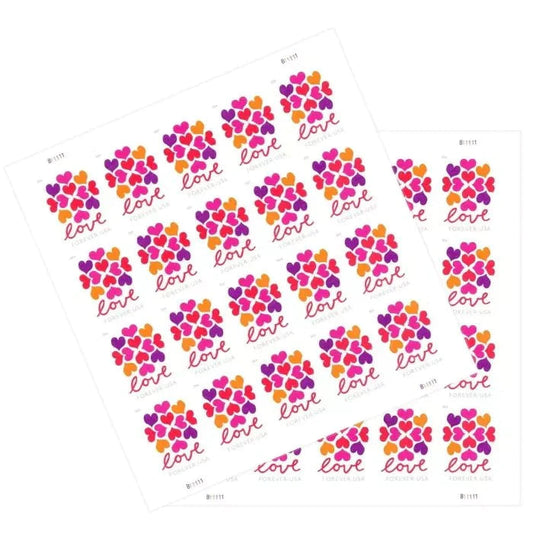 2019 Love Hearts Blossom Forever First Class Postage Stamps