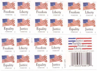 2012 Four Flags Forever Forever Stamps