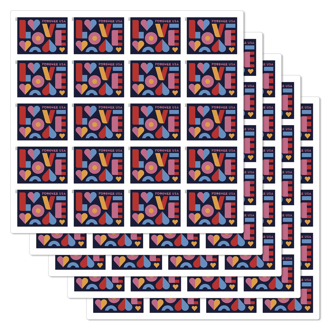 2021 Love Forever First Class Postage Stamps